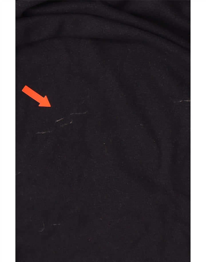 SUPERDRY Мужская футболка с рисунком Топ среднего размера, темно-синий, хлопок