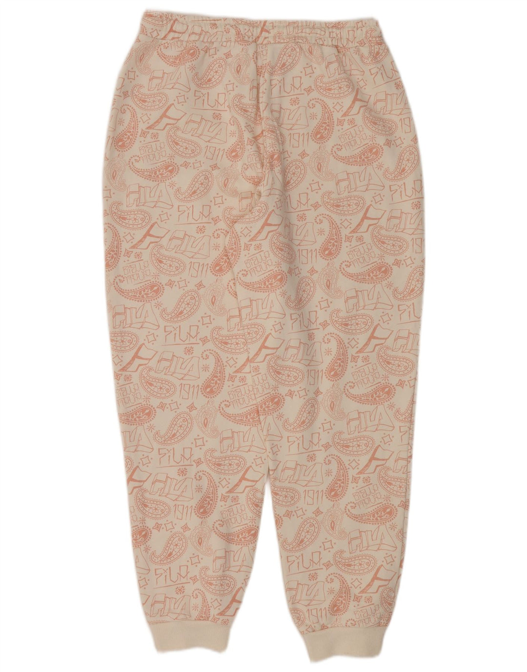 Fila Женский спортивный костюм большого размера с рисунком UK 14 Medium Off White Paisley