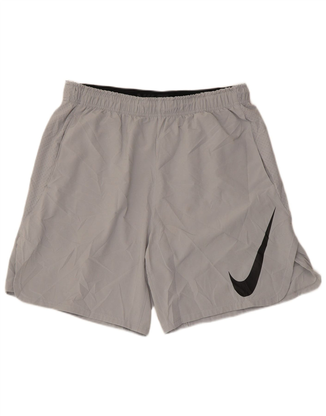 Мужские спортивные шорты NIKE Dri Fit с графическим рисунком XL, серый полиэстер