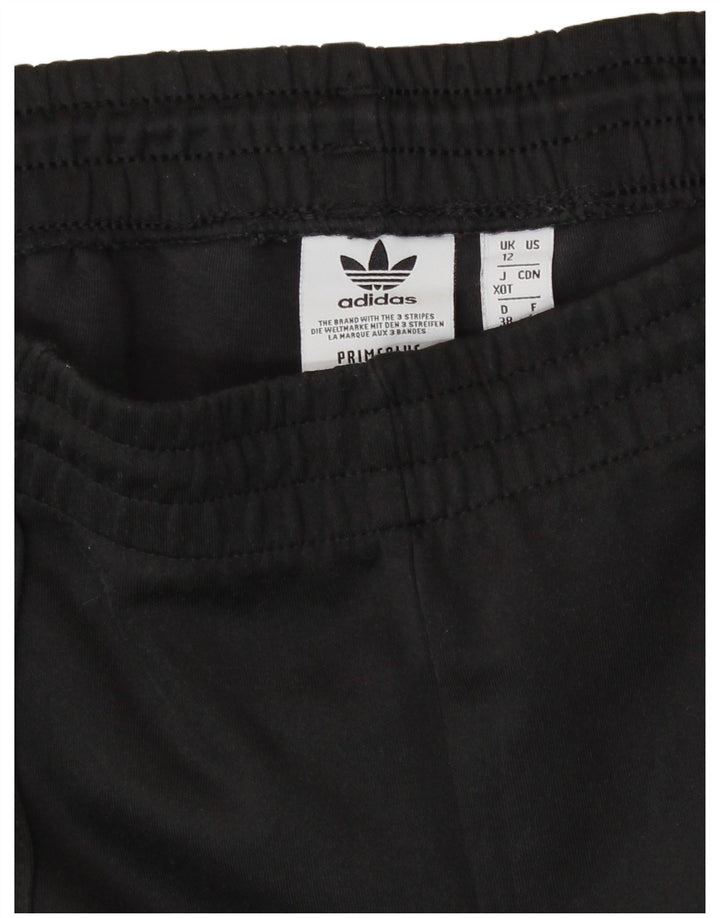 Женские спортивные брюки Adidas UK 12, средний черный полиэстер