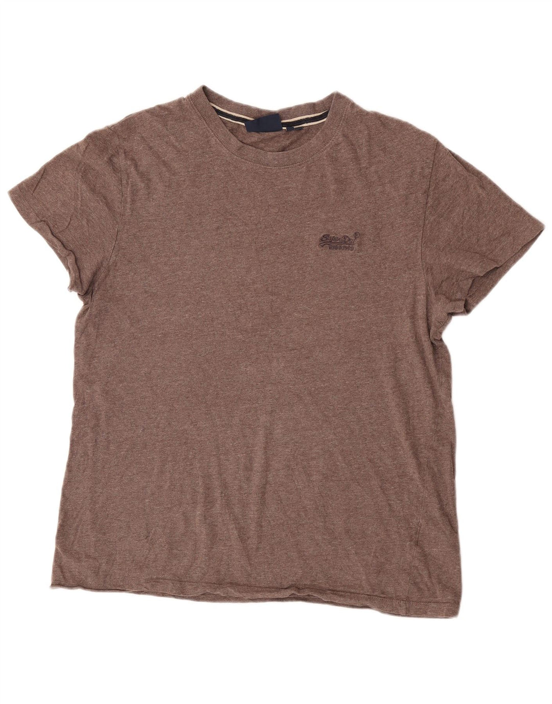 Мужская футболка Superdry Top XL, коричневый хлопок