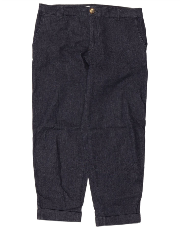 Женские укороченные брюки Zara EU 40 Medium W30 L25 Темно-синие