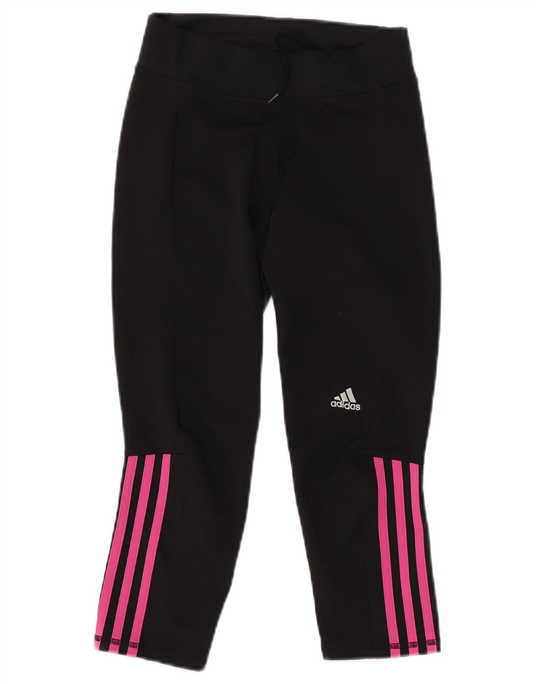 Женские леггинсы-капри ADIDAS UK 4/6 XS, черный полиэстер