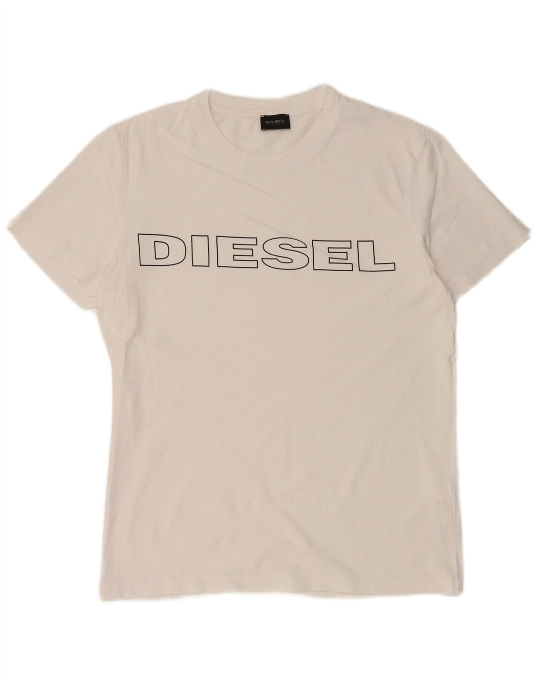 Мужская футболка с рисунком DIESEL, маленький белый хлопок