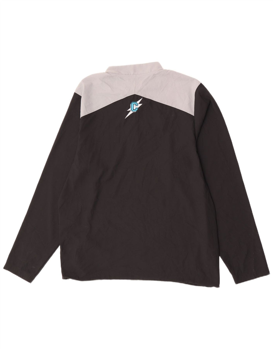 Мужской топ Under Armour Cold Gear с длинными рукавами, средний черный, с цветными блоками