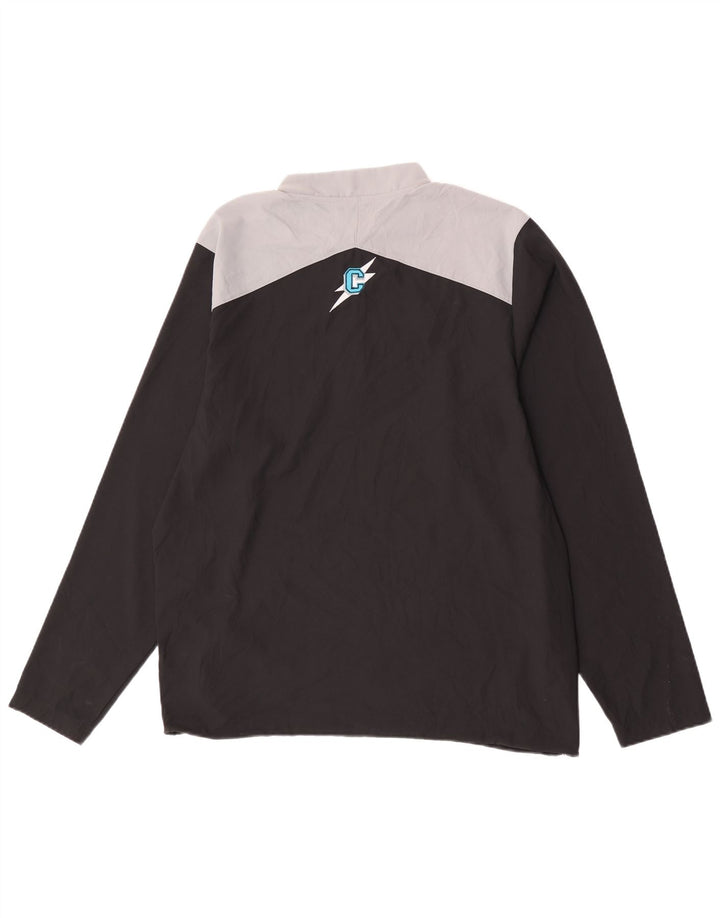 Мужской топ Under Armour Cold Gear с длинными рукавами, средний черный, с цветными блоками