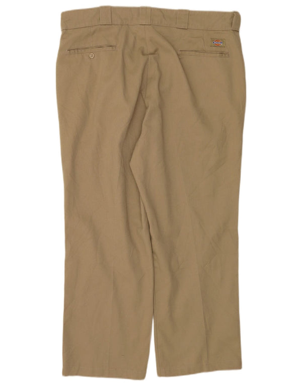 Мужские прямые укороченные брюки Dickies 874 W40 L26, бежевый хлопок