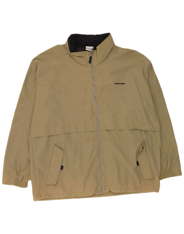 Мужская дождевик Diadora UK 42 XL Хаки Полиэстер