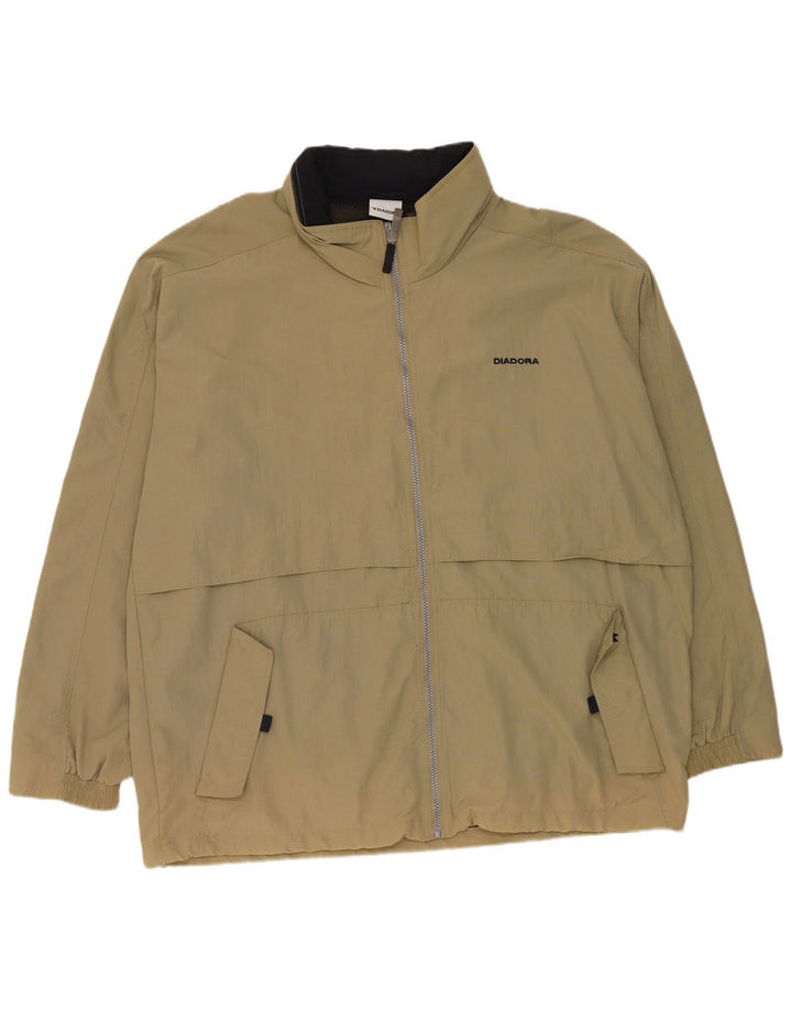 Мужская дождевик Diadora UK 42 XL Хаки Полиэстер