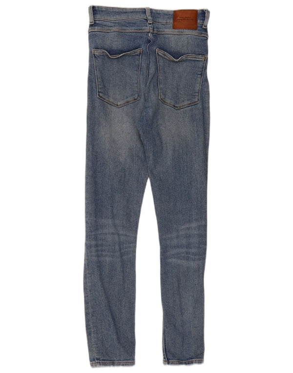 Женские потертые джинсы скинни Zara EU 36 XS W26 L27 синие