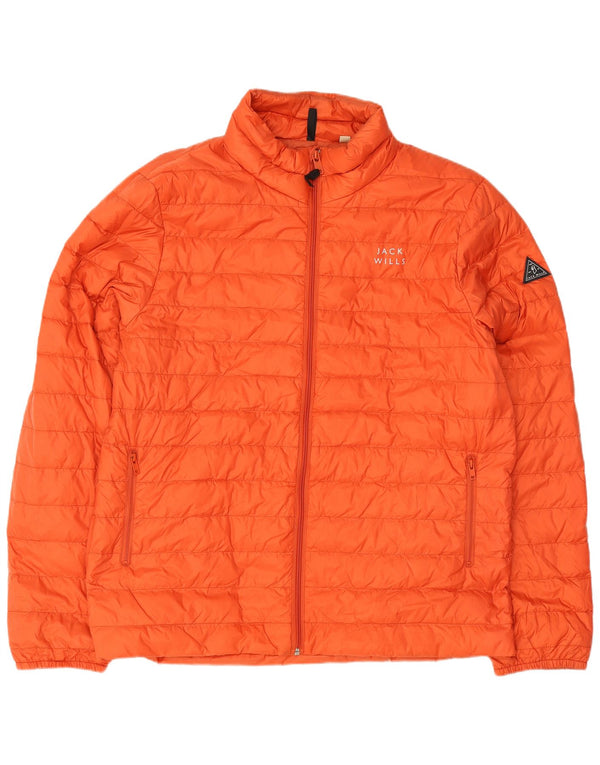 Мужская стеганая куртка Jack Wills UK 44 2XL Оранжевый Полиамид