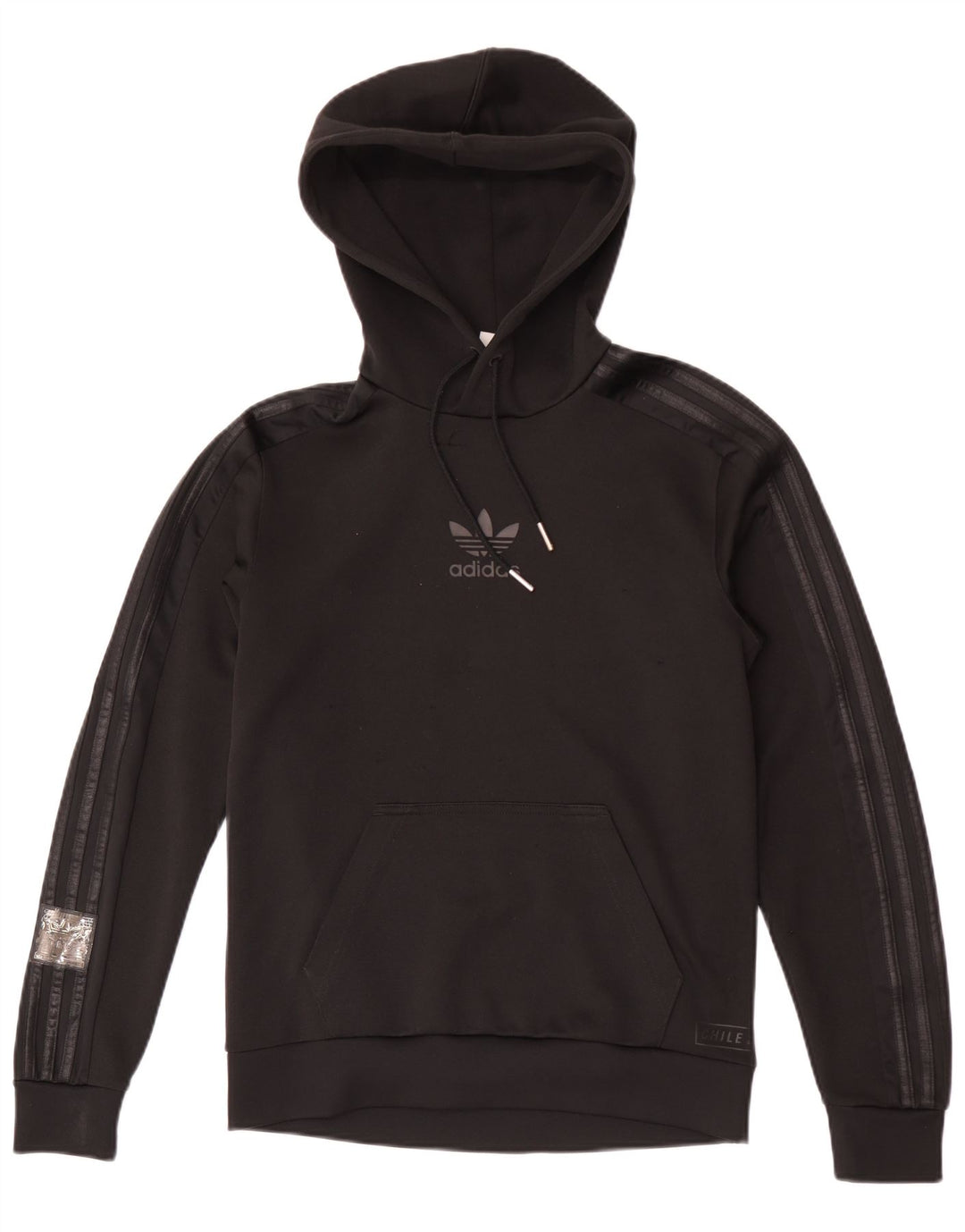 Мужская толстовка с капюшоном Adidas XS, черный полиэстер