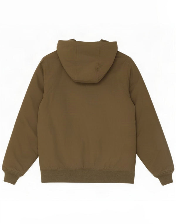 Мужская куртка-бомбер с капюшоном Carhartt UK 36, маленькая, нейлон цвета хаки
