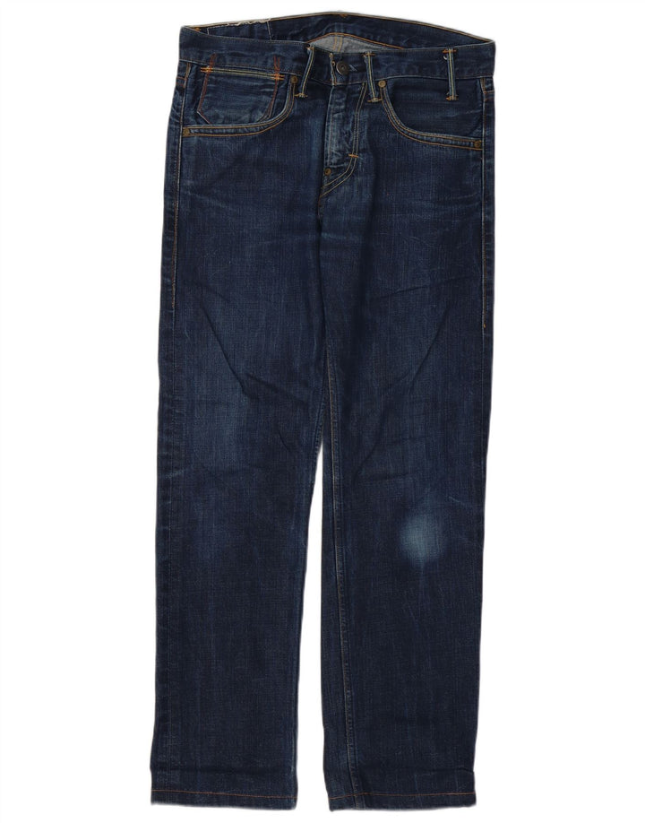 Мужские прямые джинсы LEVI'S W29 L29 синие, хлопок