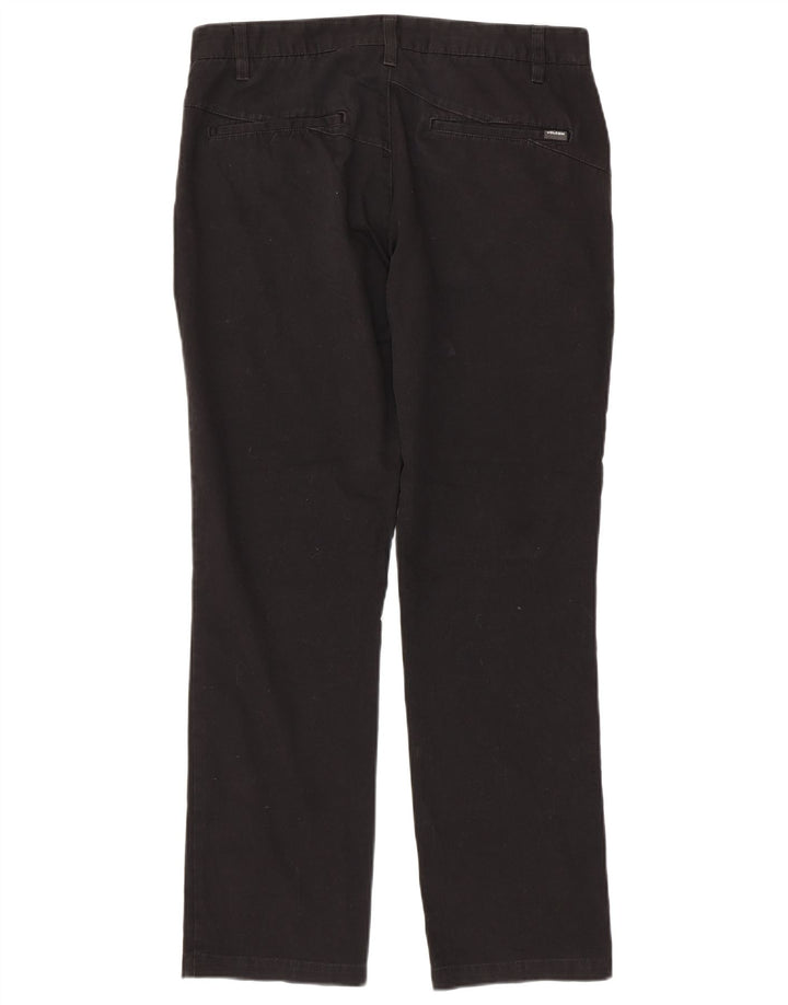 Мужские прямые брюки-чиносы Volcom W32 L30, черные, хлопковые