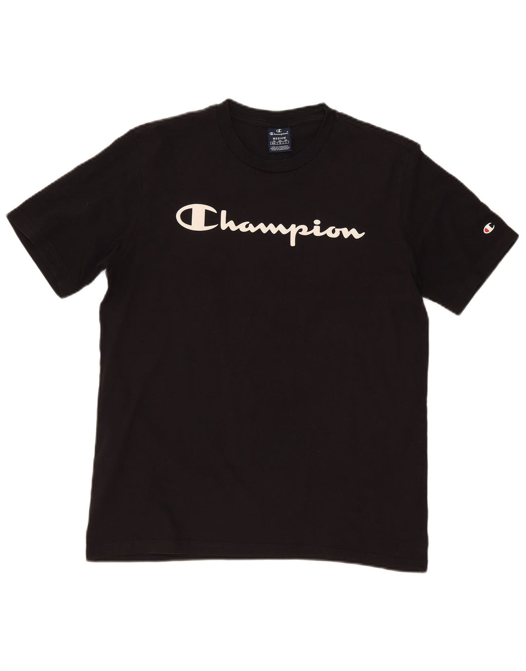 Мужская футболка с рисунком Champion, средний черный