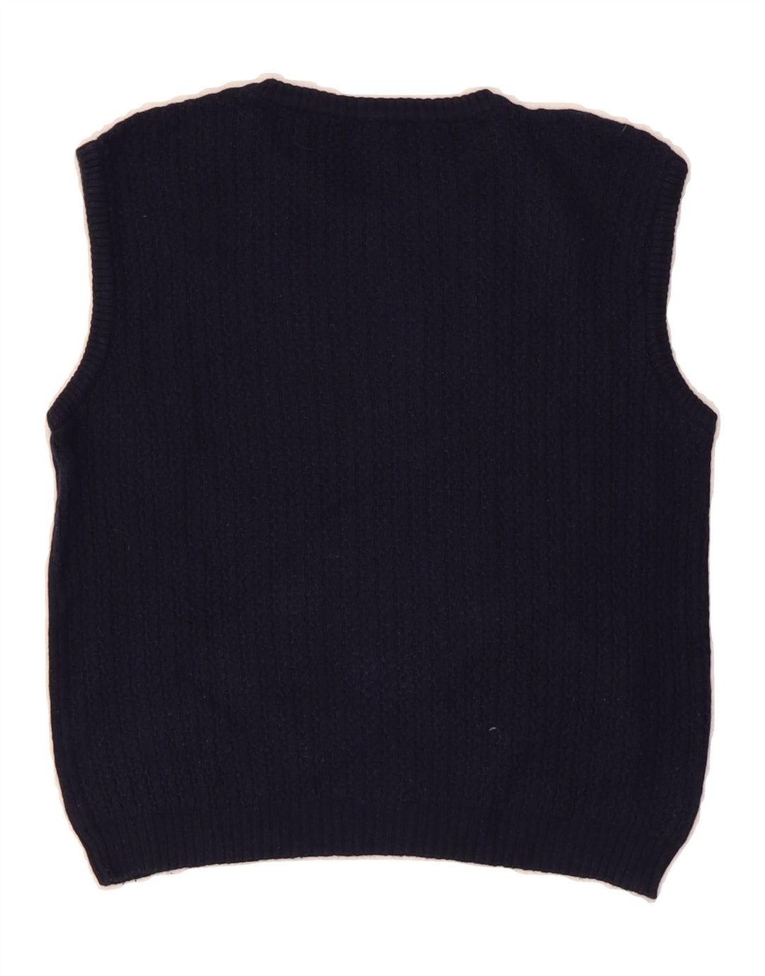 BENETTON Boys Vest Tank Top 7-8 Years Navy Blue Vintage Benetton and Second-Hand Benetton from Messina Hembry 