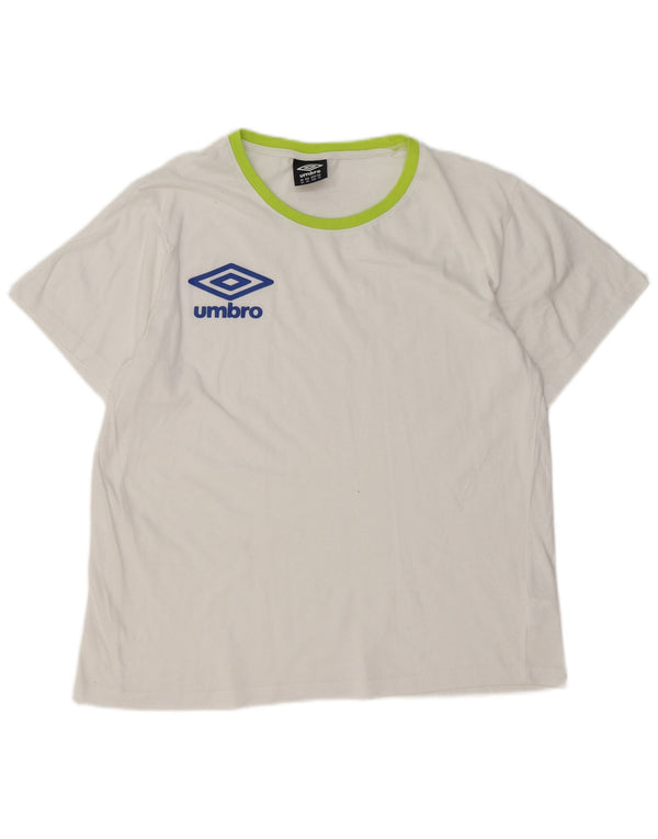 Женская футболка с рисунком Umbro Top UK 18 XL, белый хлопок