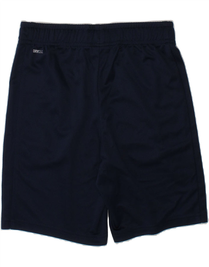 PUMA Boys Sport Shorts 9-10 Years Navy Blue Polyester Vintage Puma and Second-Hand Puma from Messina Hembry 