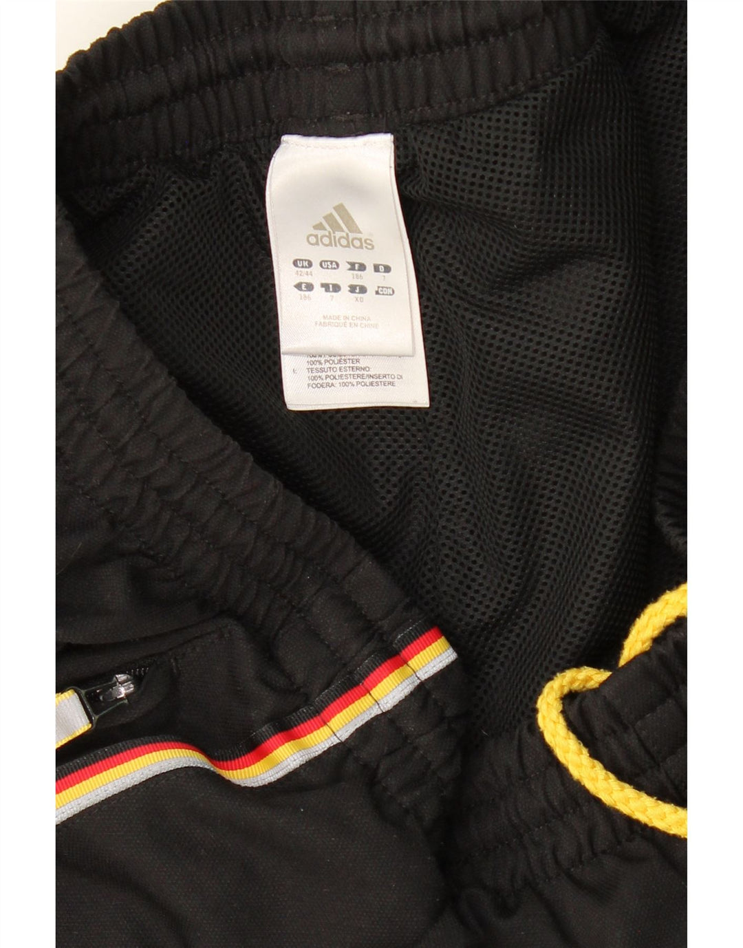 Мужские спортивные брюки ADIDAS UK 42/44, большие W36 L30, черный полиэстер