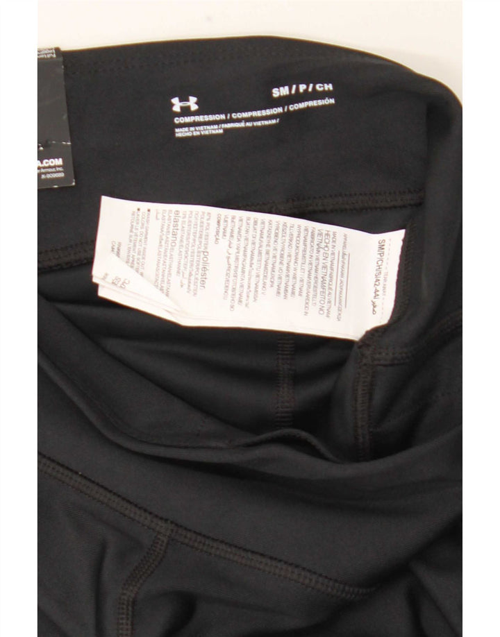 Женские леггинсы с рисунком Under Armour UK 8, маленькие черные из полиэстера