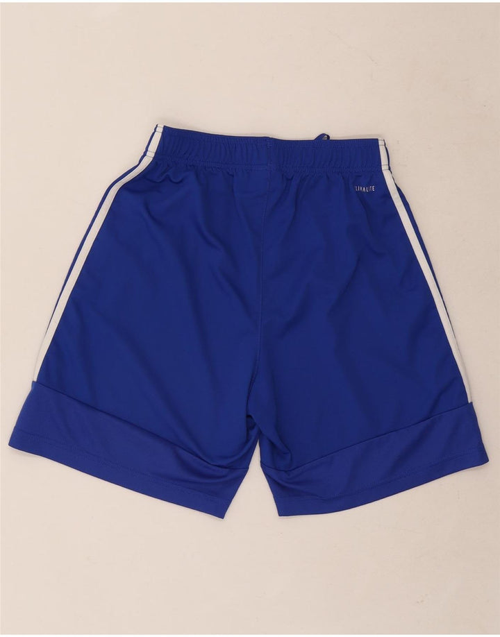 Мужские спортивные шорты Adidas Climalite, маленький синий полиэстер