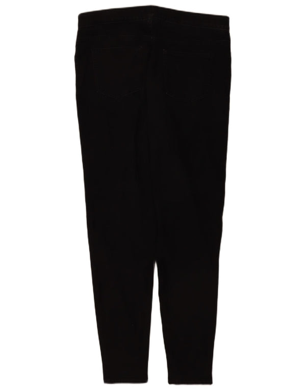 Женские джинсы джеггинсы Marks & Spencer UK 16, большие W34 L30, черные, хлопковые