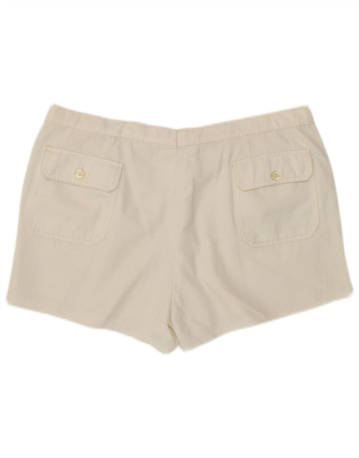 VINTAGE Mens Casual Shorts IT 50 Large W34 White