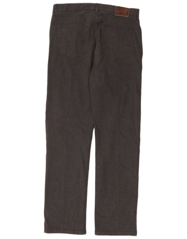 Мужские прямые повседневные брюки Marks & Spencer Blue Harbour W36 L33 серые