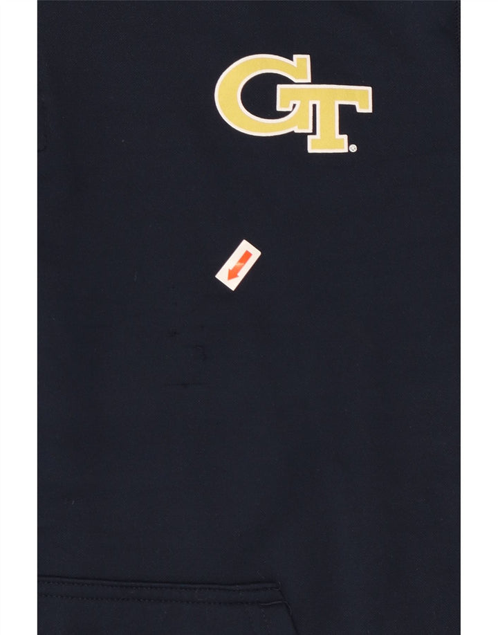 Мужской свитшот Champion с графическим принтом, маленький спортивный свитер из полиэстера темно-синего цвета