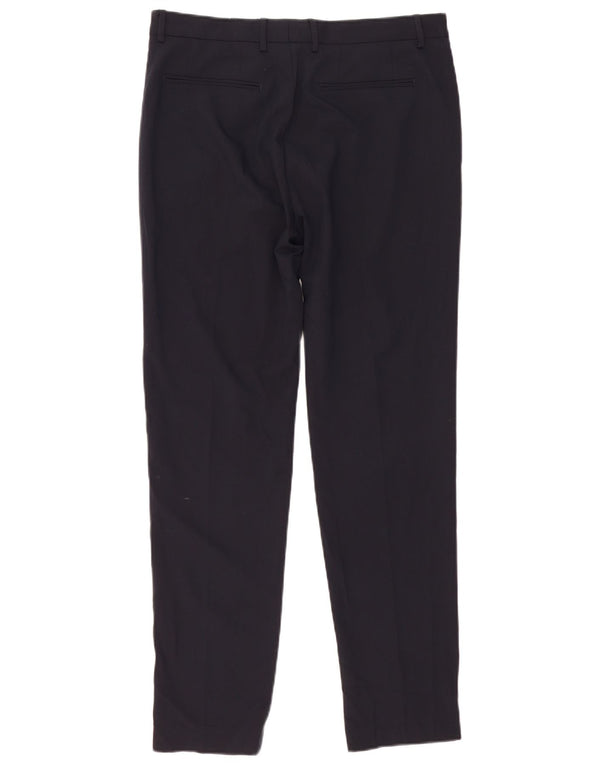 Мужские костюмные брюки-конусы Zara EU 40 Medium W31 L31 Темно-синие классические