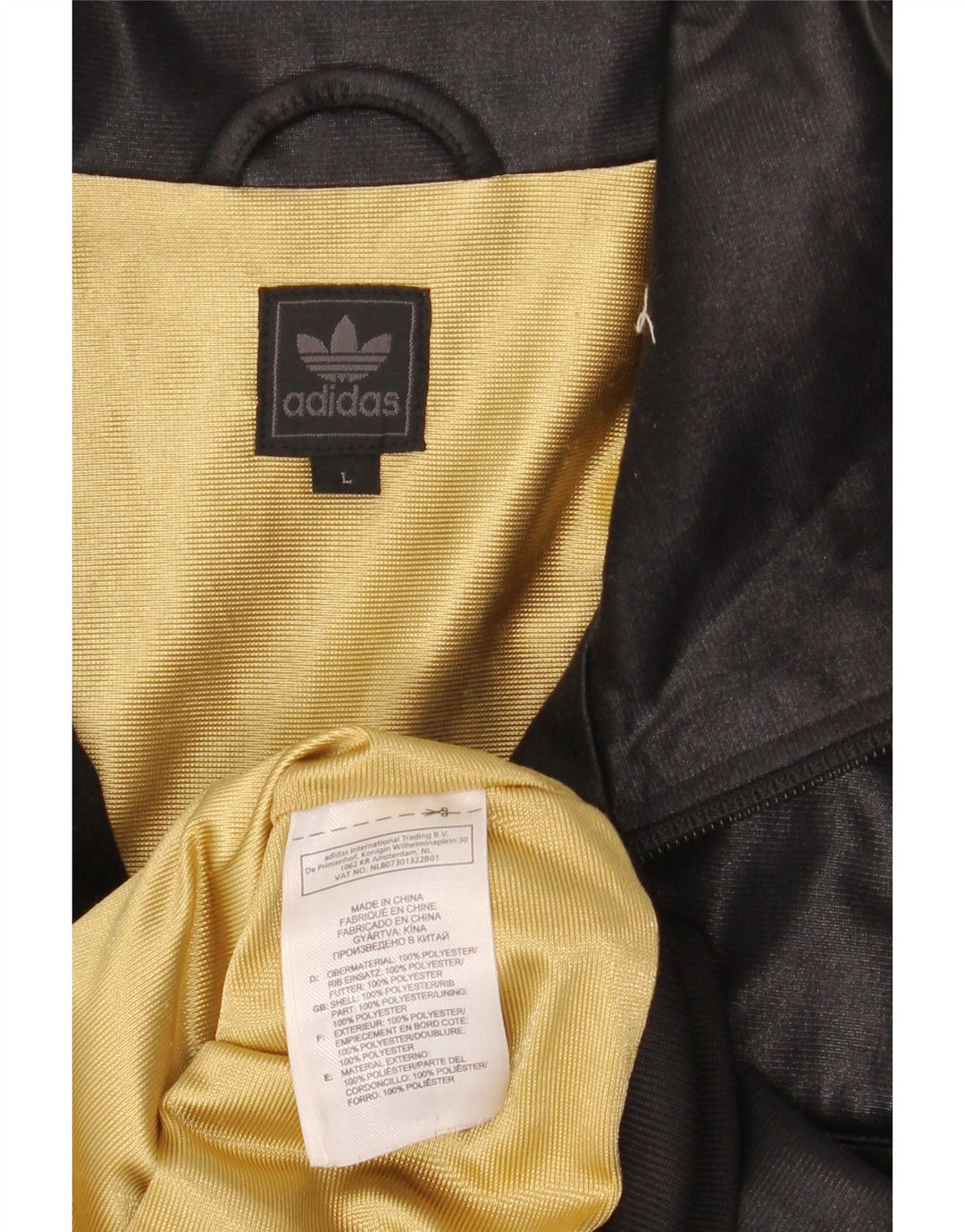 Adidas Mens Чили 62 Графический спортивный костюм Верхняя куртка Большая черная полоска