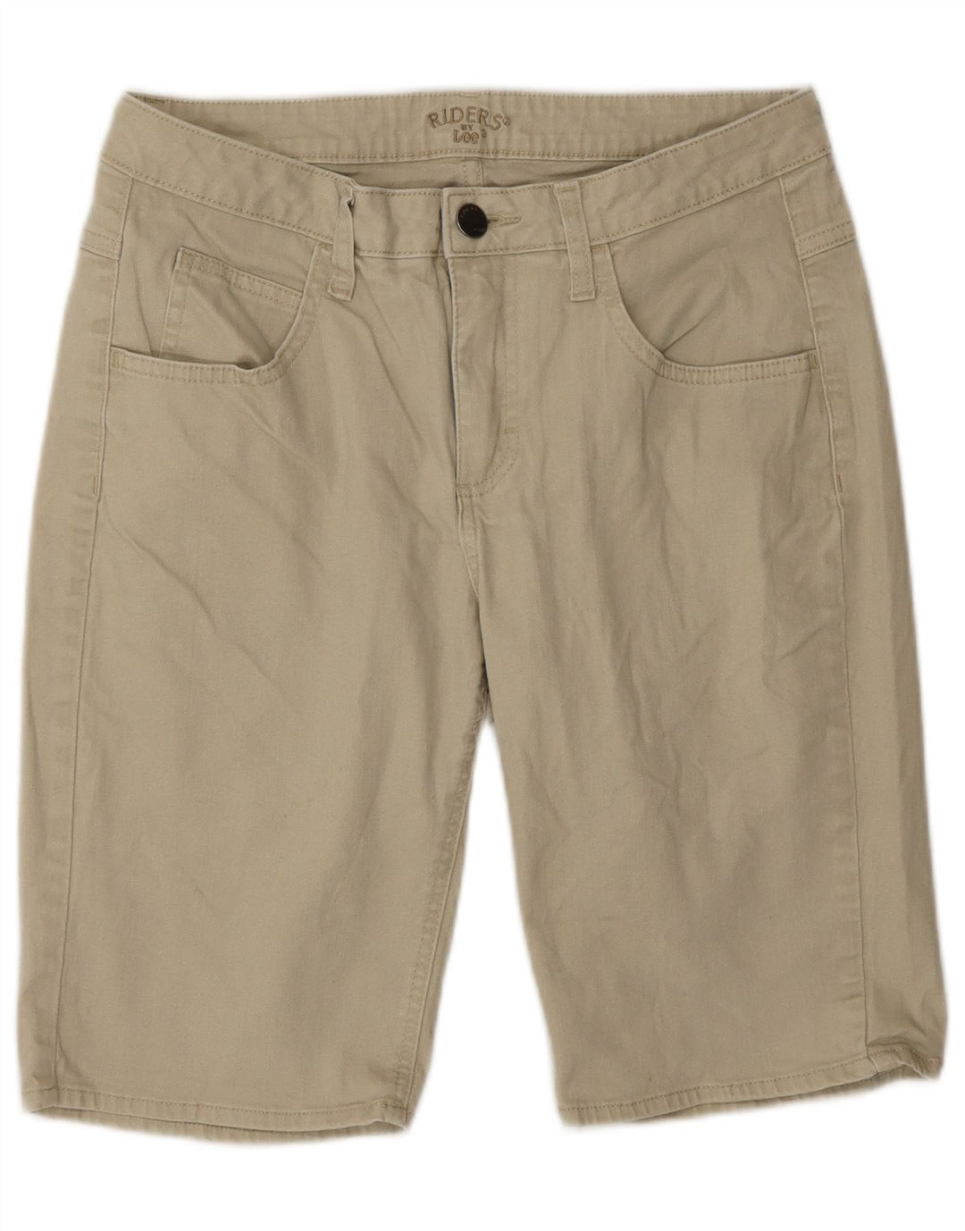 Lee Womens Riders Casual Shorts US 8 Medium W30 Бежевый хлопок