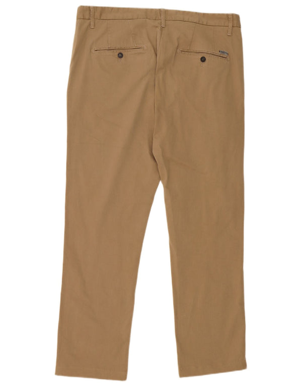Мужские прямые брюки-чиносы Zara EU 48 XL W38 L29 бежевые