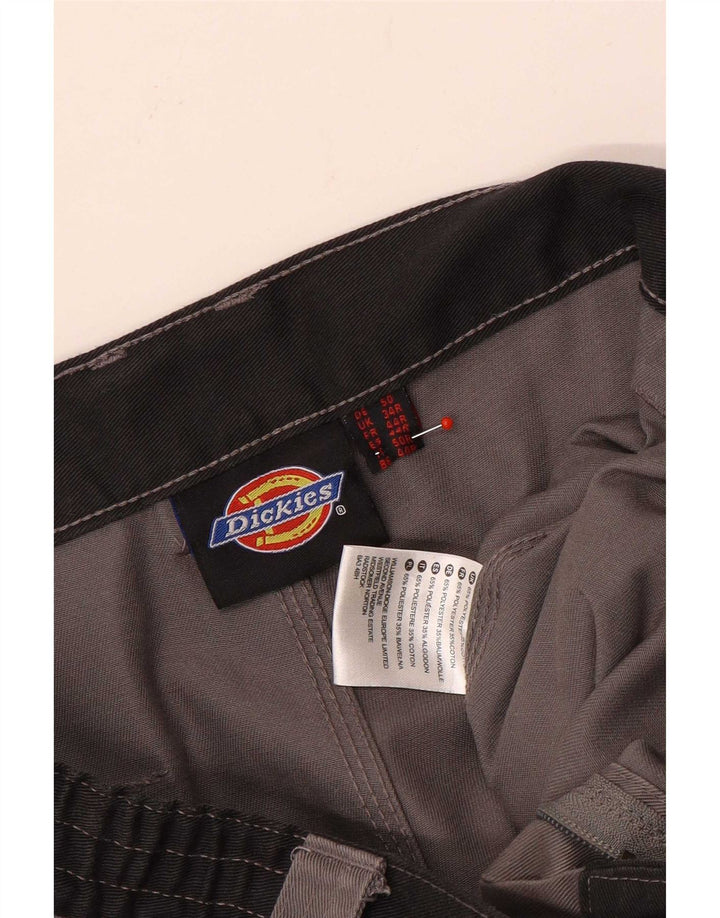 Мужские прямые брюки-карго Dickies W34 L31, серый полиэстер