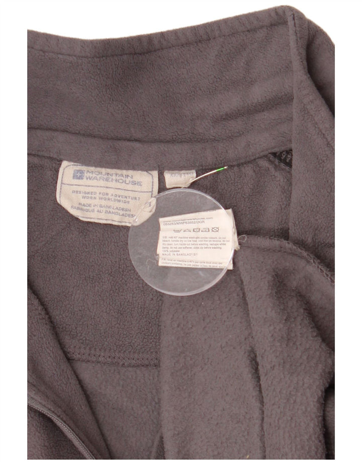 MOUNTAIN WAREHOUSE Мужской флисовый джемпер с воротником на молнии 2XL Серый с цветными блоками