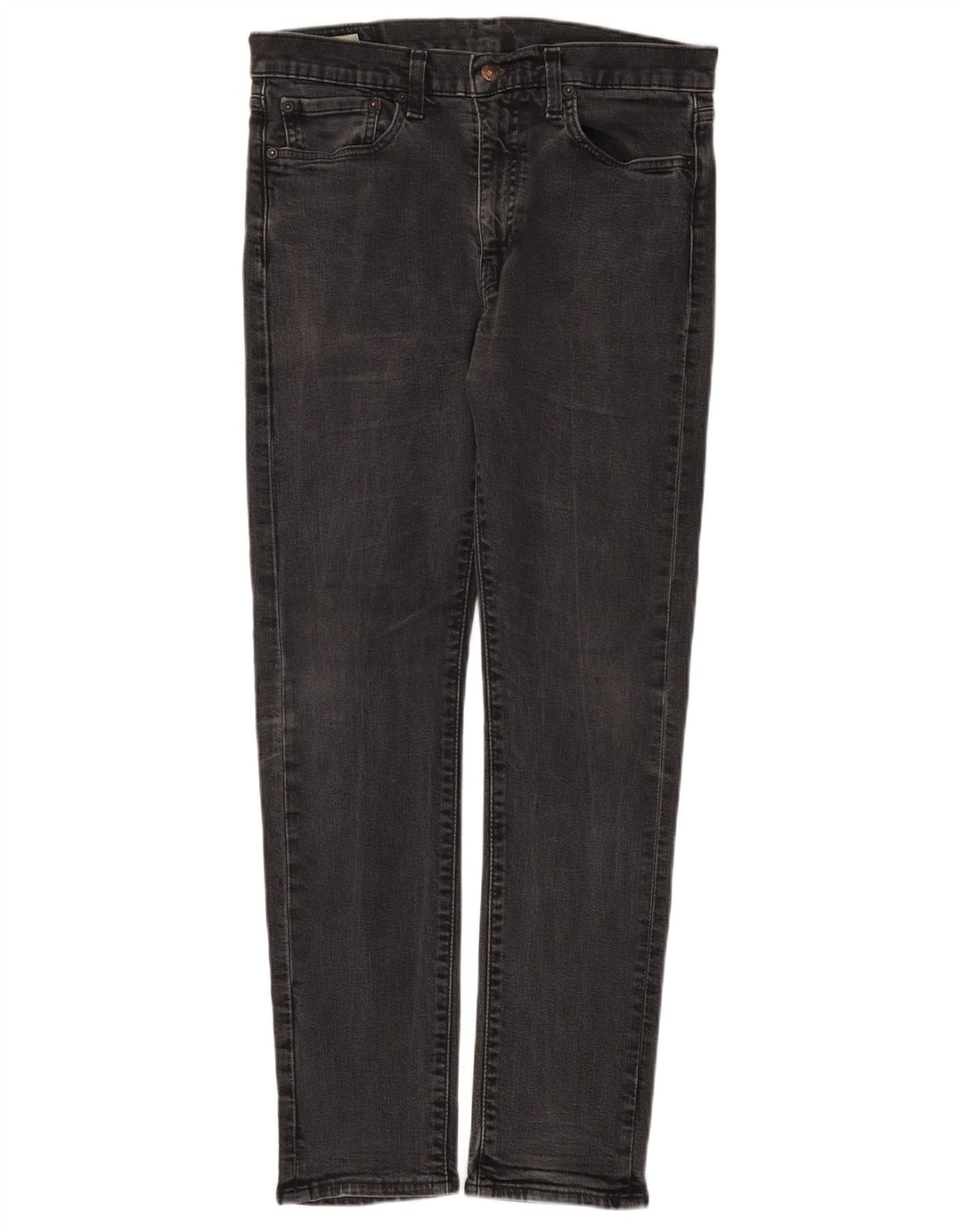 Мужские узкие джинсы Levi's W34 L32 Серые хлопковые