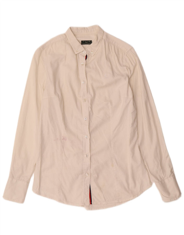 Рубашка женская Fred Perry UK 12, средний белый