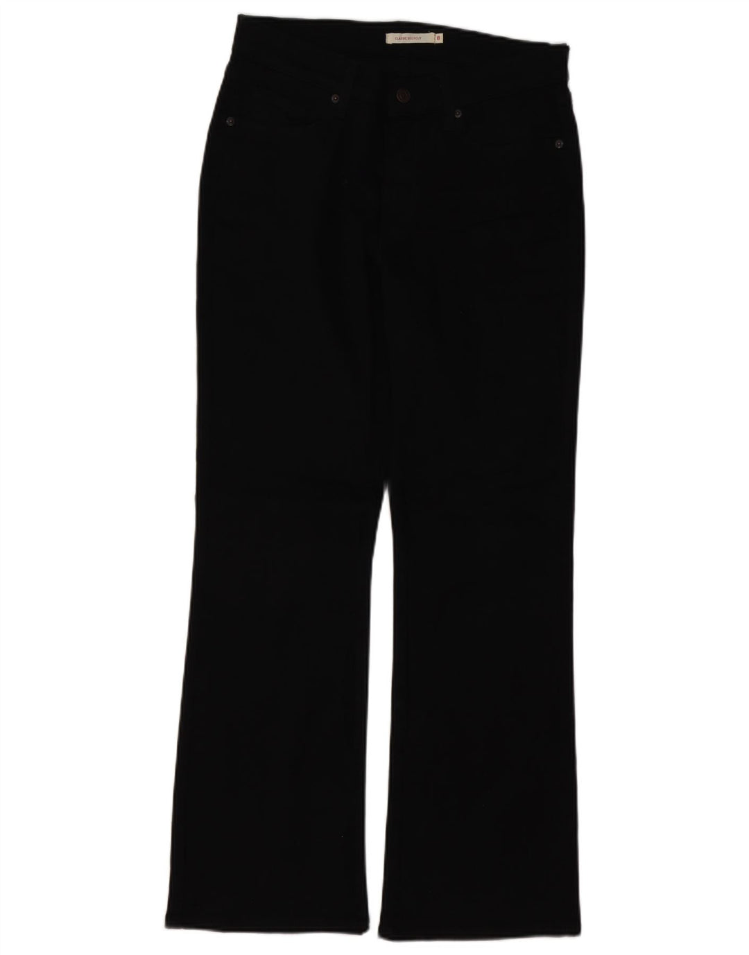 Женские классические джинсы LEVI'S Bootcut US 8 Medium W30 L29, черные хлопковые