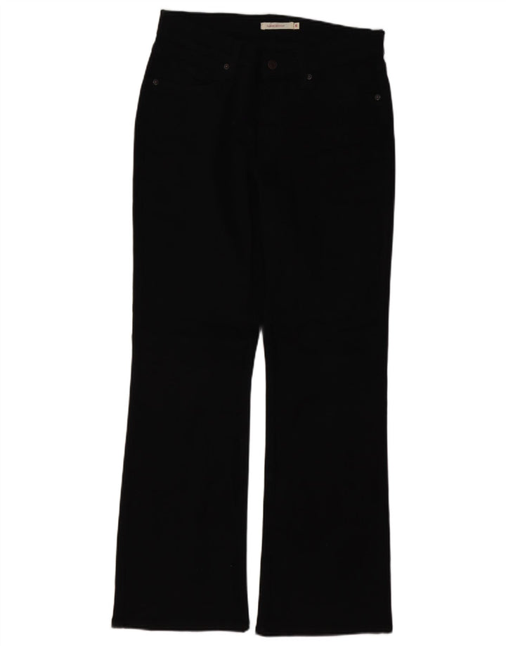 Женские классические джинсы LEVI'S Bootcut US 8 Medium W30 L29, черные хлопковые