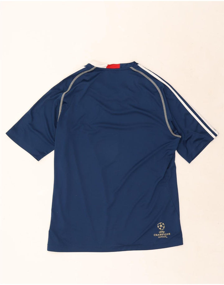 Мужская футболка Adidas Climalite, большой темно-синий полиэстер