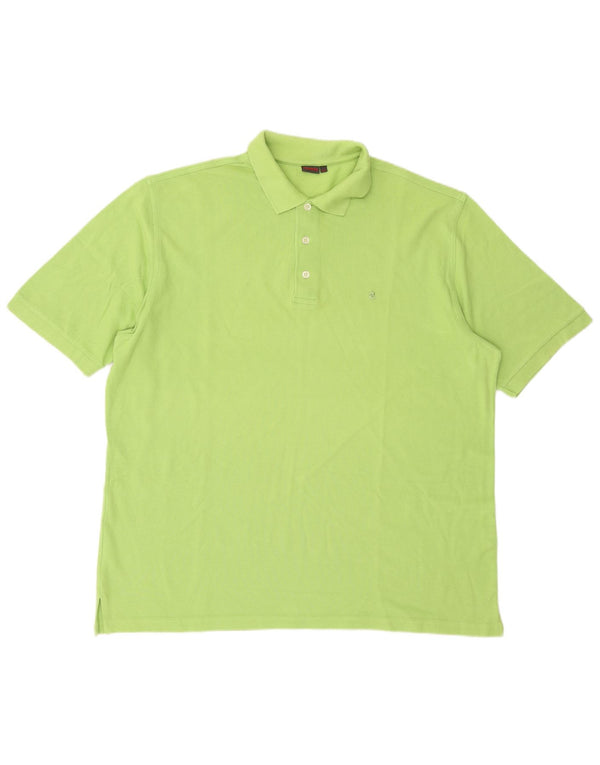 INVICTA Mens Polo Shirt 2XL Green Cotton