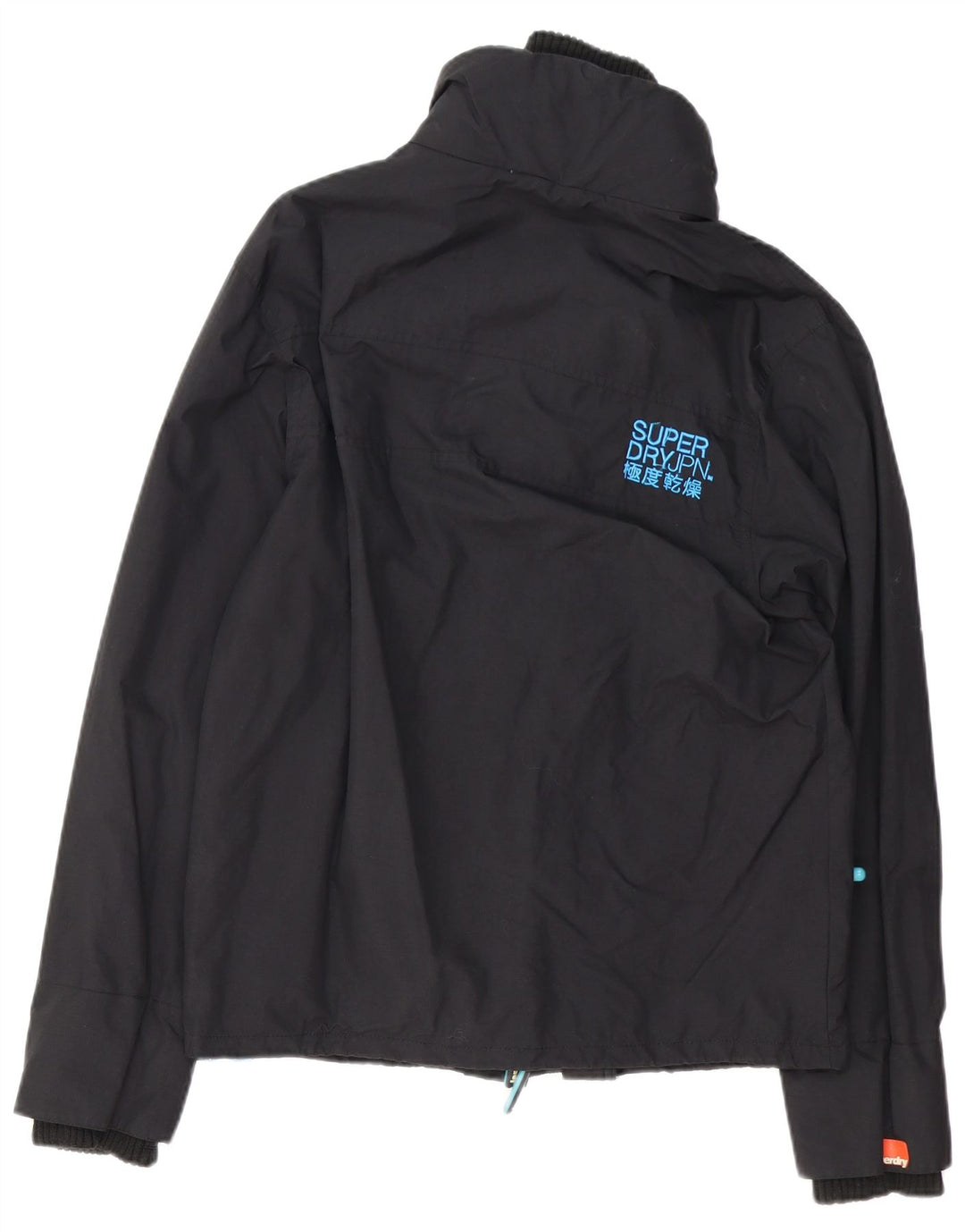 Мужская ветровка Superdry The Windcheater UK 40, большая черная нейлоновая куртка