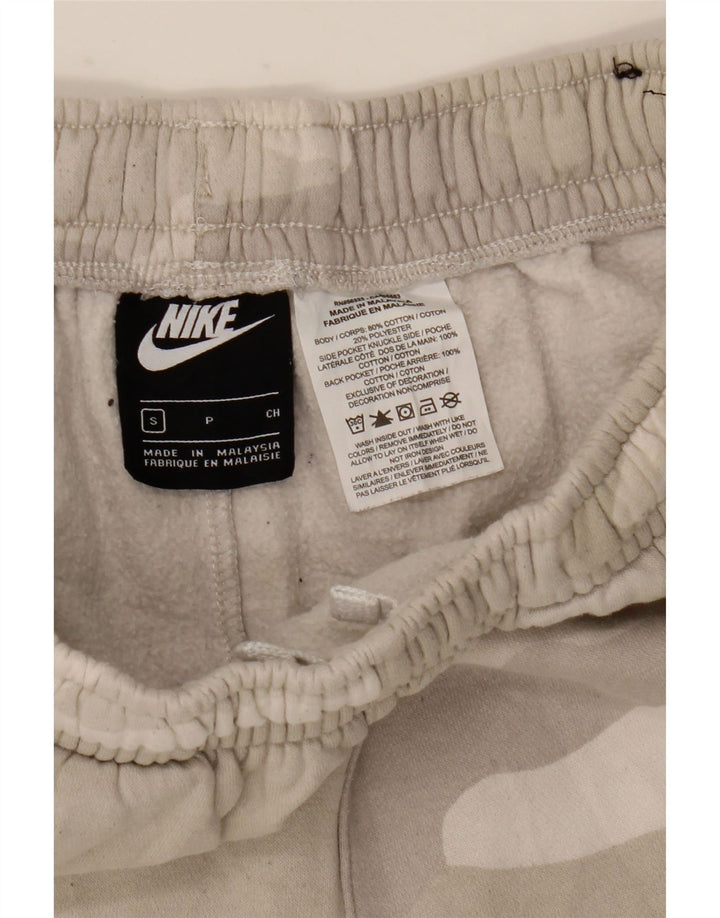 Мужские спортивные шорты Nike, маленькие серые камуфляжные хлопковые шорты