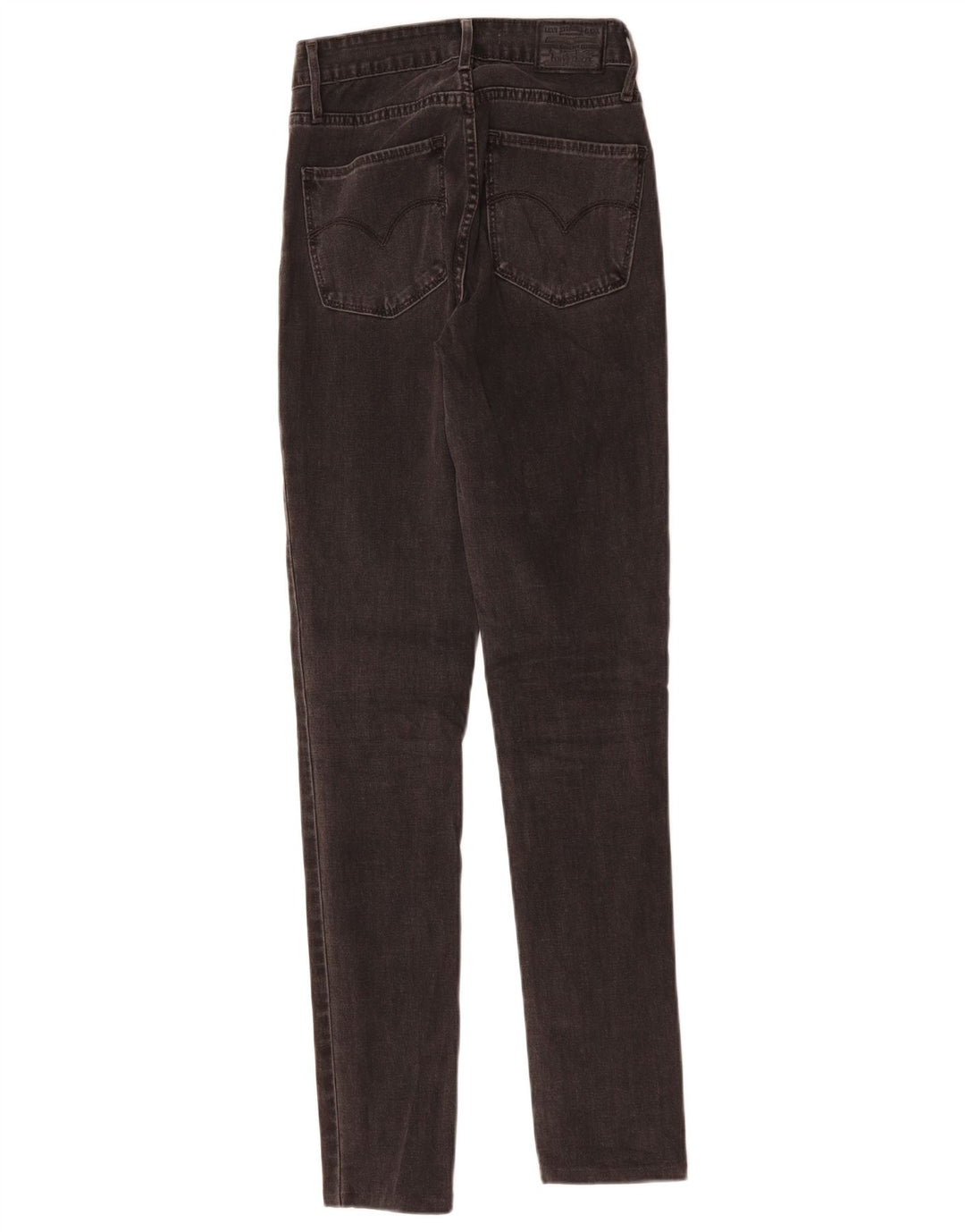 Женские джинсы скинни LEVI'S 721 с высокой посадкой W26 L30 Серые хлопковые