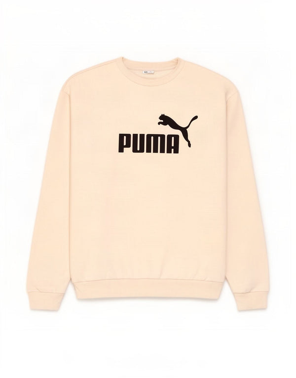 Мужской свитшот с рисунком Puma XS, белый хлопок