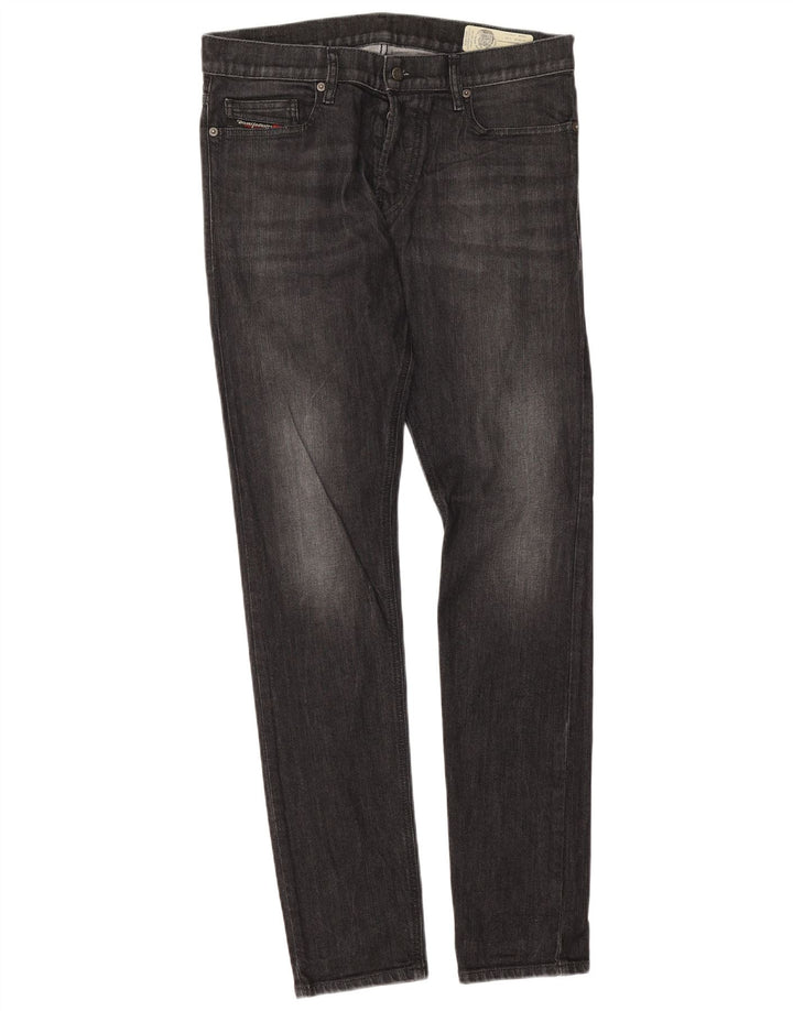 Мужские зауженные джинсы Diesel D-Luster W30 L32, черный хлопок