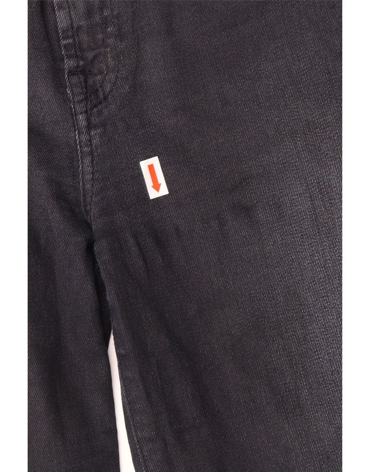 Женские джинсы скинни 7 FOR ALL MANKIND W32 L29, черный хлопок