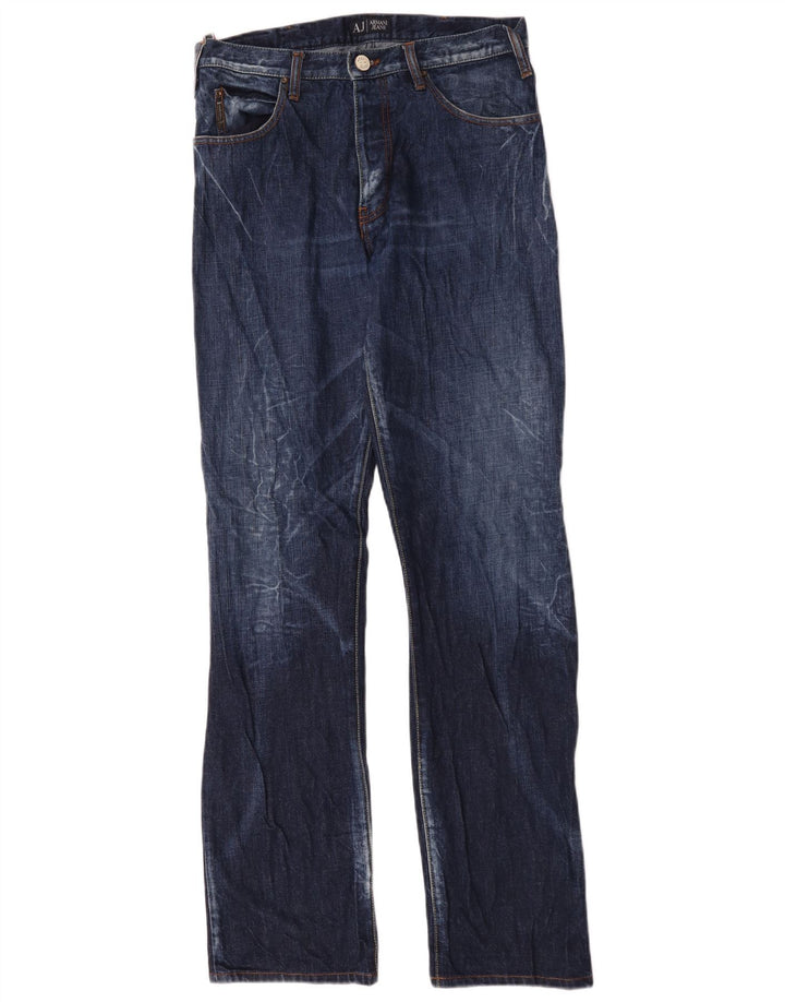 Мужские прямые джинсы Armani W32 L35 темно-синие