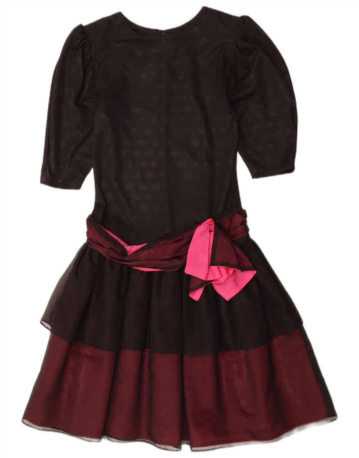 YESSICA Женское многоярусное платье EU 36, маленькое черное, полиэстер с цветными блоками